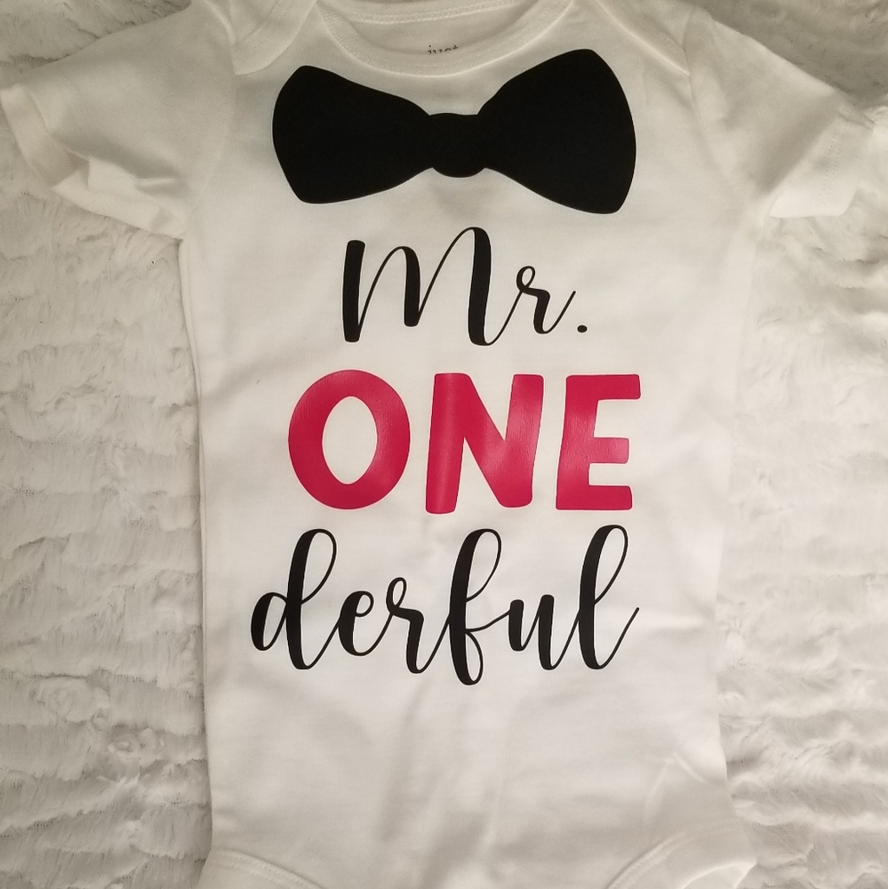 Mr ONEderful onesie